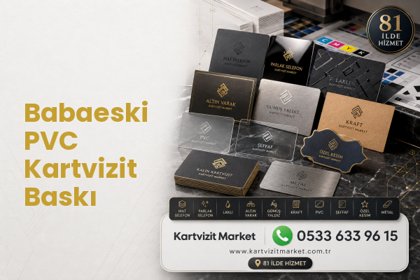 Babaeski PVC Kartvizit Baskı