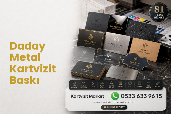 Daday Metal Kartvizit Baskı