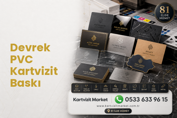 Devrek PVC Kartvizit Baskı