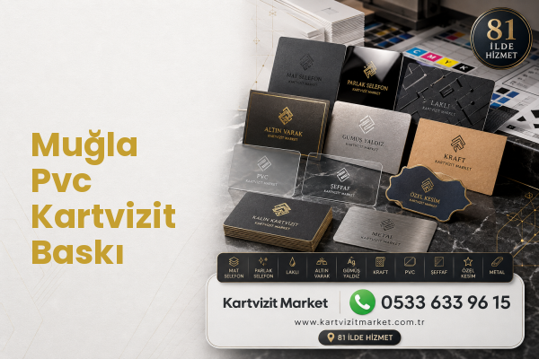 Muğla Pvc Kartvizit Baskı