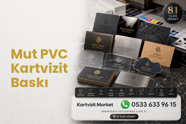 Mut PVC Kartvizit Baskı