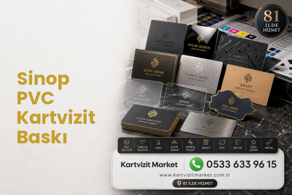 Sinop PVC Kartvizit Baskı
