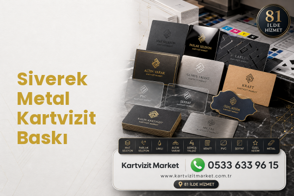 Siverek Metal Kartvizit Baskı