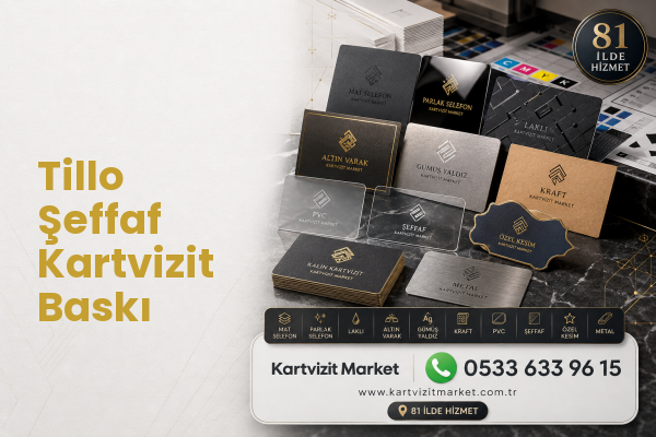 Tillo Şeffaf Kartvizit Baskı